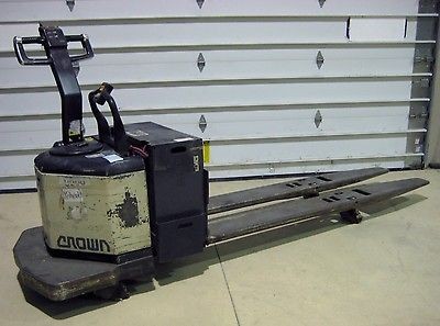 Crown PE3540 80 24 Volt 8 Fork Pallet Jack 8000 lbs Forklift 