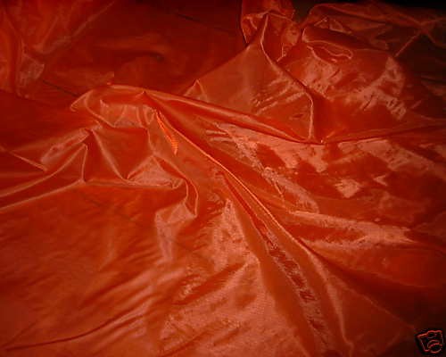 PARACHUTE RIPSTOP NYLON 10 yards ORANGE KITE PARA CLOTH