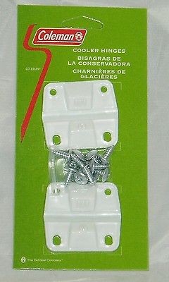 Coleman Cooler Hinges with Screws Set   Genuine Parts