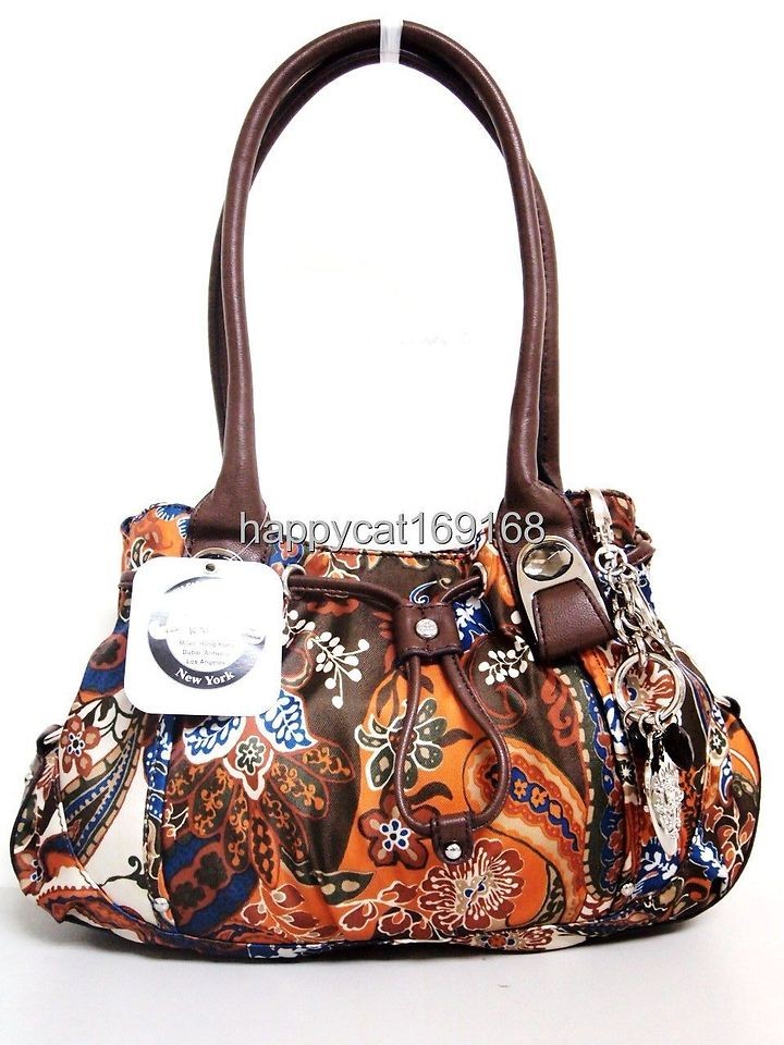 KATHY Van Zeeland S & E A Line Shopper Indo Floral