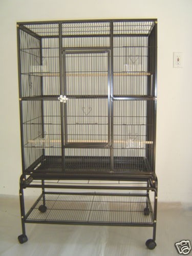 New Bird Parrot Large Cage 32x20x53 Cockatiel Conure Finch Parakeet 