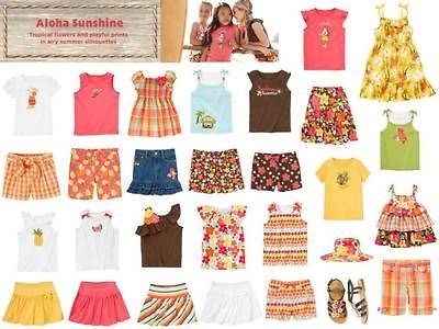 Gymboree Aloha Sunshine Tee Tops Shorts Bermuda Skirt Dress Sandals 