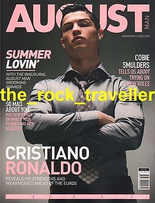 AUGUST MAN JUNE 2012 CRISTIANO RONALDO COBIE SMULDERS JASON GODFREY 