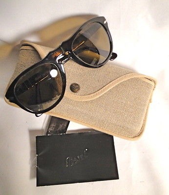 PERSOL Havana Brown Tortoise 649 24/57 Sunglasses ~ NEW $360