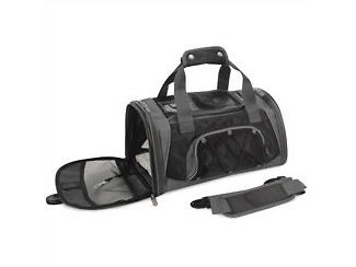   sport duffle S black pet dog cat carrier bag airline airplane approved