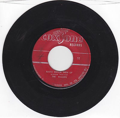 RARE PETER TOSH & WAILERS 45 7 RASTA SHOOK THEM UP COXSONE RED BOB 