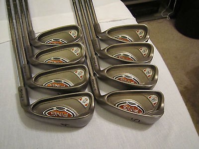 Ping G10 XG Iron Set G10XG   4 UW   Stiff Flex Steel Purple Dot  1 