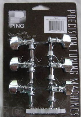 PING MACHINE HEADS TUNERS d​ulcimer guitar​ individual ch​rome 