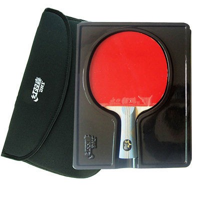 DOUBLE HAPPINESS 6002 TABLE TENNIS RACKET PING PONG PADDLE 6 STARS 