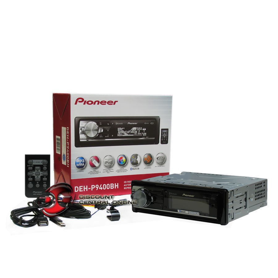 PIONEER DEH P9400BH CAR CD//WMA RECEIVER W/BLUETOOTH, HD RADIO 