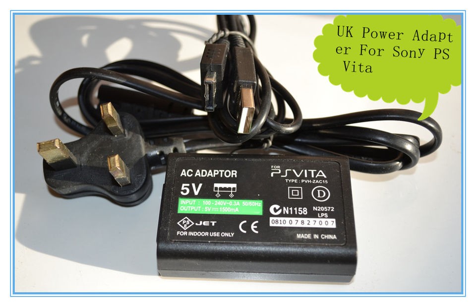 AC Adapter Game Charger Cable Wall Plug Power Supply Battery For Sony 