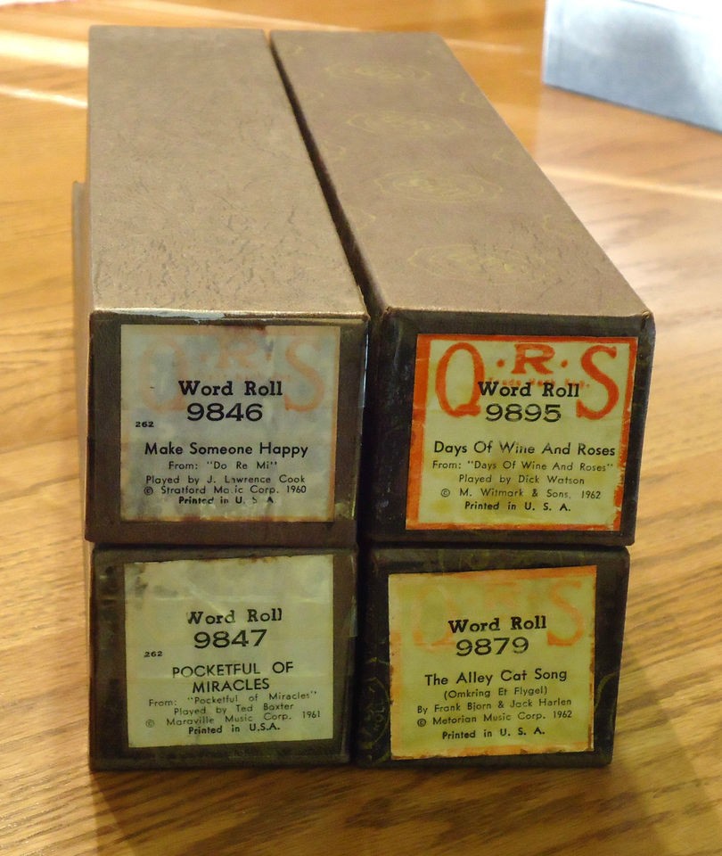 Musical Instruments & Gear  Piano & Organ  Player Piano Rolls