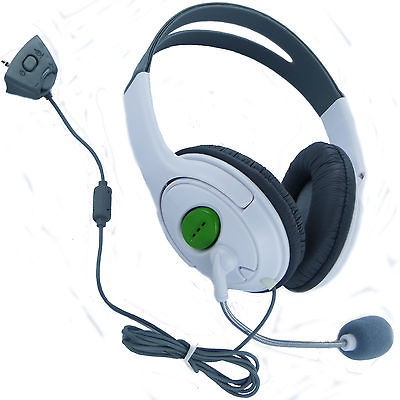 NEW LIVE HEADSET WITH MICROPHONE W/MIC FOR XBOX 360 US Premium Slim