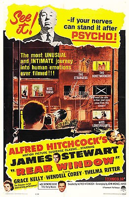 rear window poster in Entertainment Memorabilia