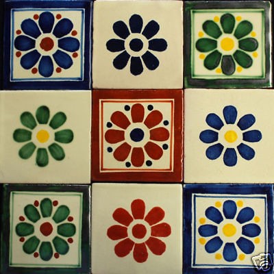 Decorative Mexican Tiles in Tile