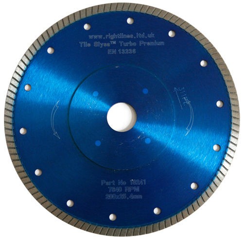 Porcelain Tile Cutting Diamond Blade.Turbo. 150mm x25.4mm. For Wet 