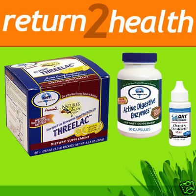 Threelac + Oxygen Elements + Active Digestive Enzymes