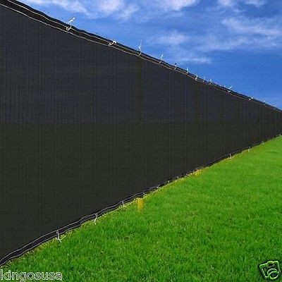   Garden 6 Ft Fence Screen Windscreen Mesh Fabric Slat Privacy 6