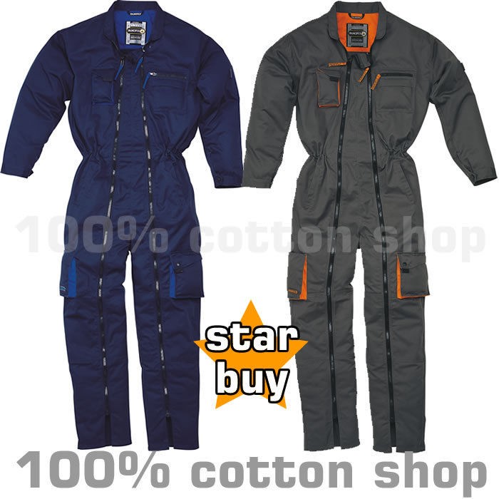 Panoply Workwear Double Zip Overall Boilersuit Coverall