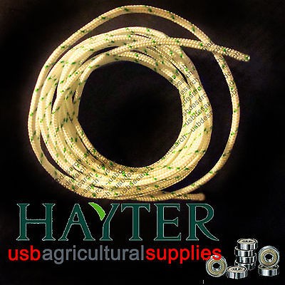 PULL STARTER CORD ROPE 4MM X 3 MTRS METRES LAWNMOWER HAYTER BRIGGS 