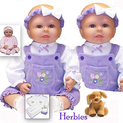   Rachel 18 Beautiful Baby Ensemble Set, Vinyl and Cloth Doll