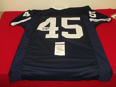 SEAN LEE AUTOGRAPHED PENN STATE LIONS FOOTBALL JERSEY, JSA