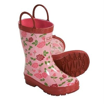 NEW Hatley Rain Boots  Rosy Afternoon Girls Toddlers