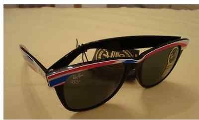 RAY BAN B&L USA OLYMPIC WAYFARER ALBERTVILLE 1992 VTG SUNGLASSES BNWT