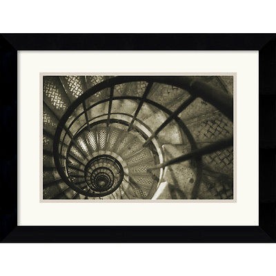 Christian Peacock Spiral Staircase in Arc de Triomphe Framed Art 