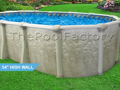 12x24x54 Oval Above Ground Swimming Pool DELUXE Accessory Package