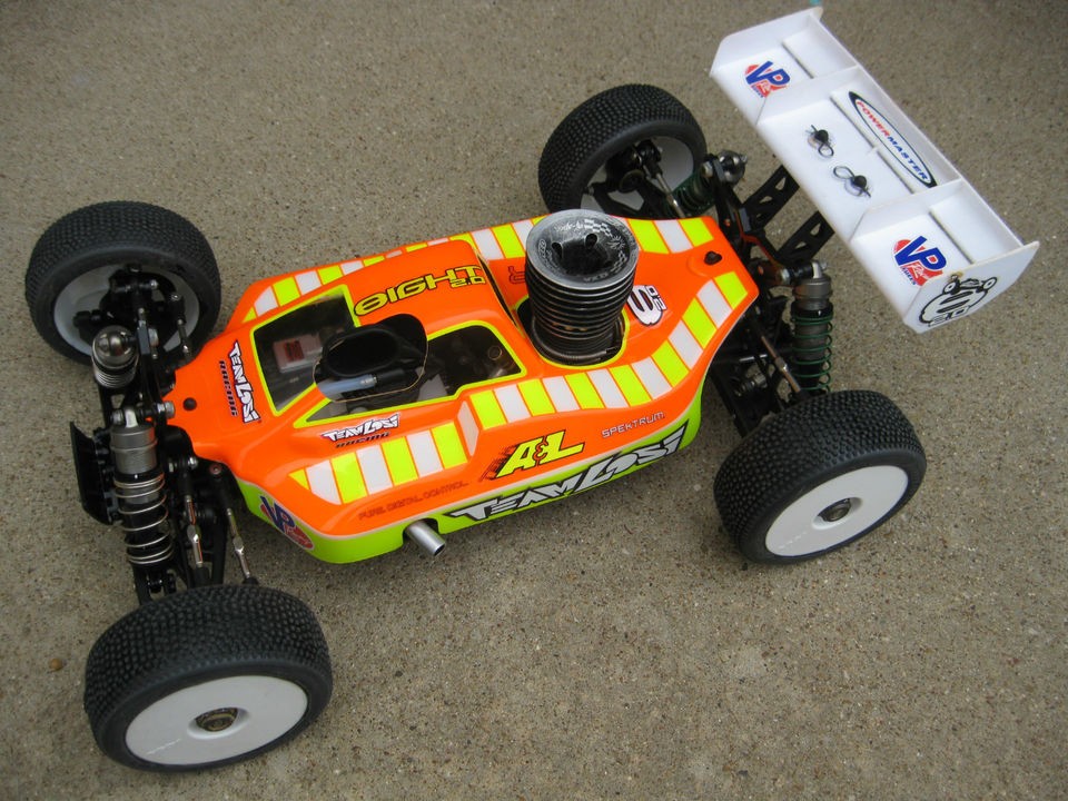 Losi 8ight 2.0 Race Buggy Body Clear 1/8 New Open Head Half Cab TLR 