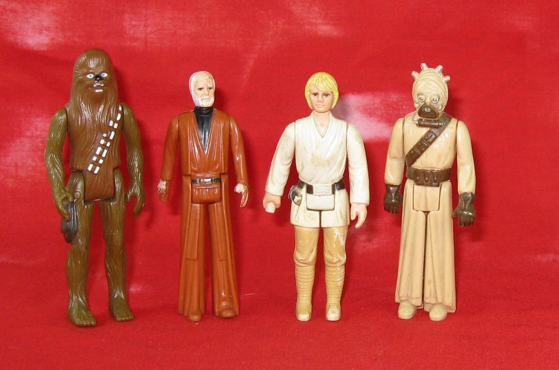 vintage star wars action figures lot in TV, Movie & Video Games