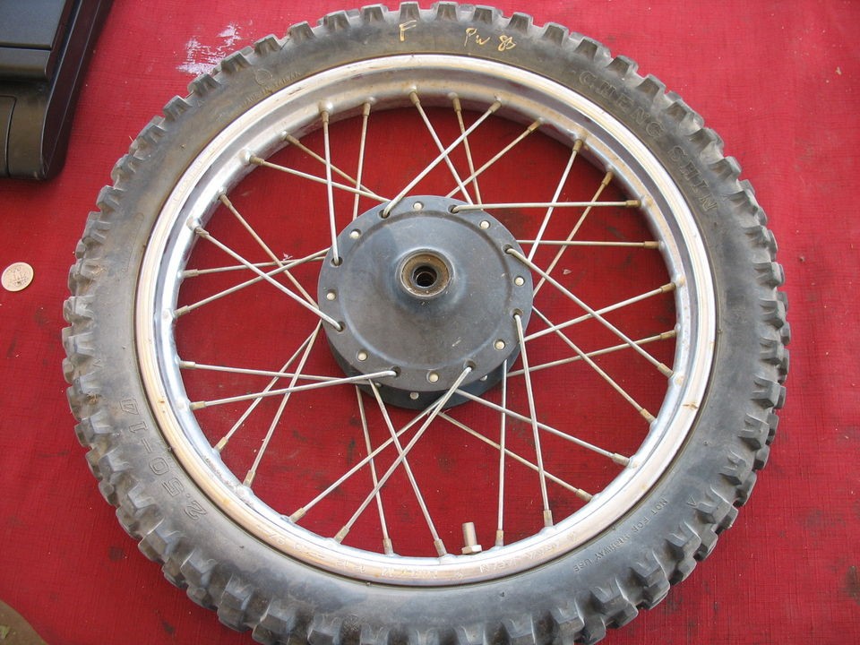 FRONT WHEEL RIM HUB 1994 94 YAMAHA PW80 PW 80