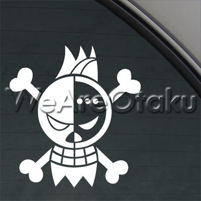   Flag One Piece Decal Monkey D. Luffy Car Truck Bumper Window Sticker