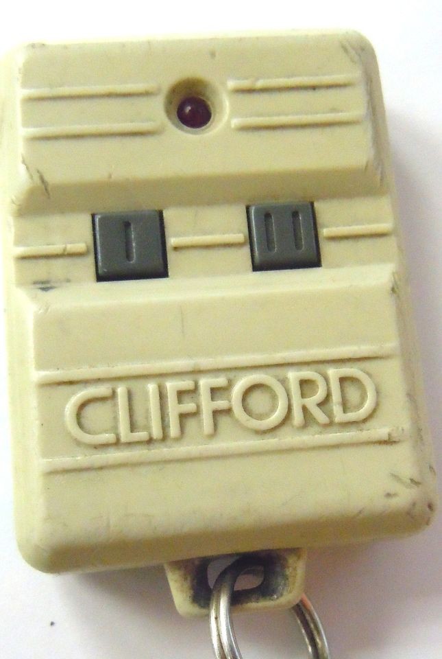 CLIFFORD KEYLESS remote CZ57RR LP1/2M start control FOB TRANSMITTER 