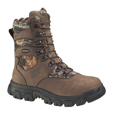 Wolverine W05625 Hawthorne 8 Insulated Wpf Men Brown/ Mossy Oak