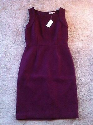 NWT Banana Republic Emmie jacquard sheath,Beet, Sz 6