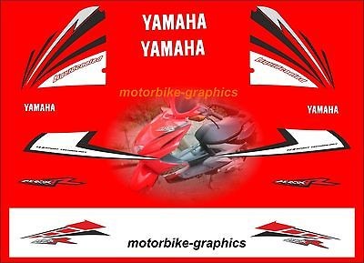 AEROX liquidcooled RED Scooter Full decal sticker set