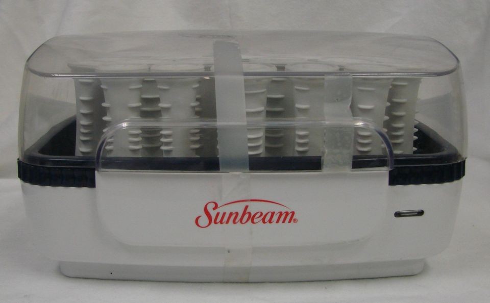 Vintage Sunbeam Hot Hair Curlers Rollers Set Pageant