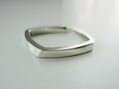 Tiffany & Co. Frank Gehry Narrow Torque Ring in Sterling Silver Size 8