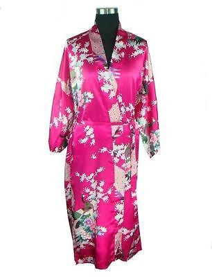 Charming Chinese Silk Womens Kimono Robe Gown