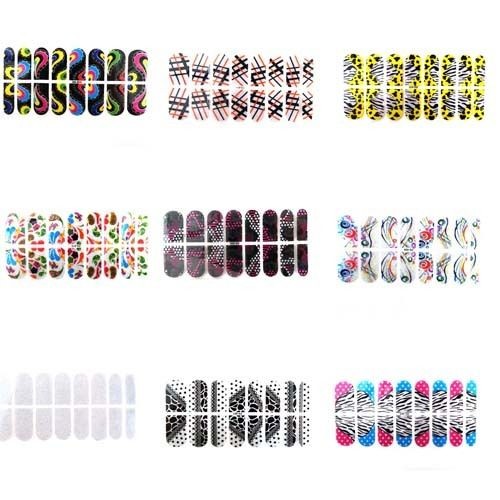   Elegant Shinny Charming Sticking Nail Polish Sticker Wrap Nail Art