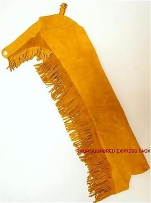 Buckskin Tan Suede Equitation Chaps Med. Horse Tack