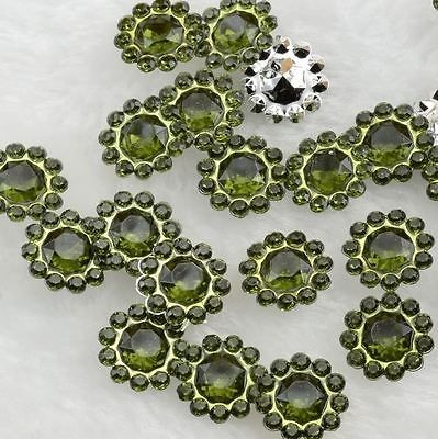 100PCS plastic round sunflowers Appliques/craf​t/Wedding decoration 