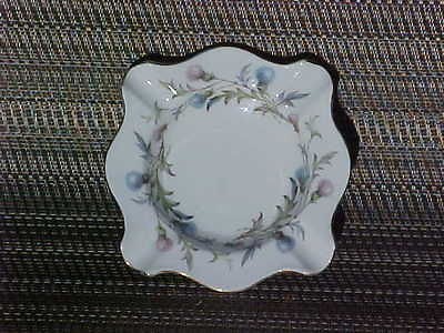 ROYAL ALBERT BRIGADOON BONE CHINA ENGLAND ASHTRAY 1980   1997