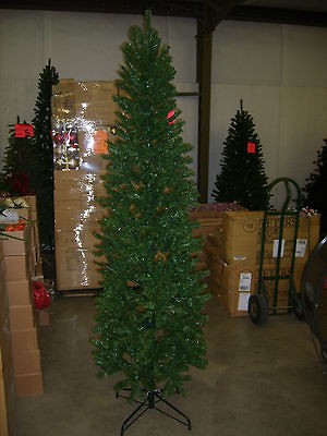 BRAND NEW 9 FOOT SLIM PENCIL PINE CHRISTMAS TREE 9 FT