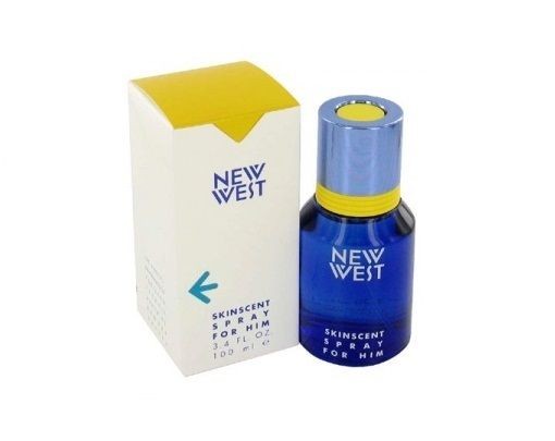 NEW WEST BY ARAMIS FOR MEN 3.4 OZ 100 ML SKINSCENT SPRAY NIB