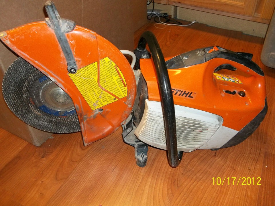 STIHL TS 420 CUTQUIK CONCRETE CUT OFF SAW RUNS GREAT IN USED CONDITION