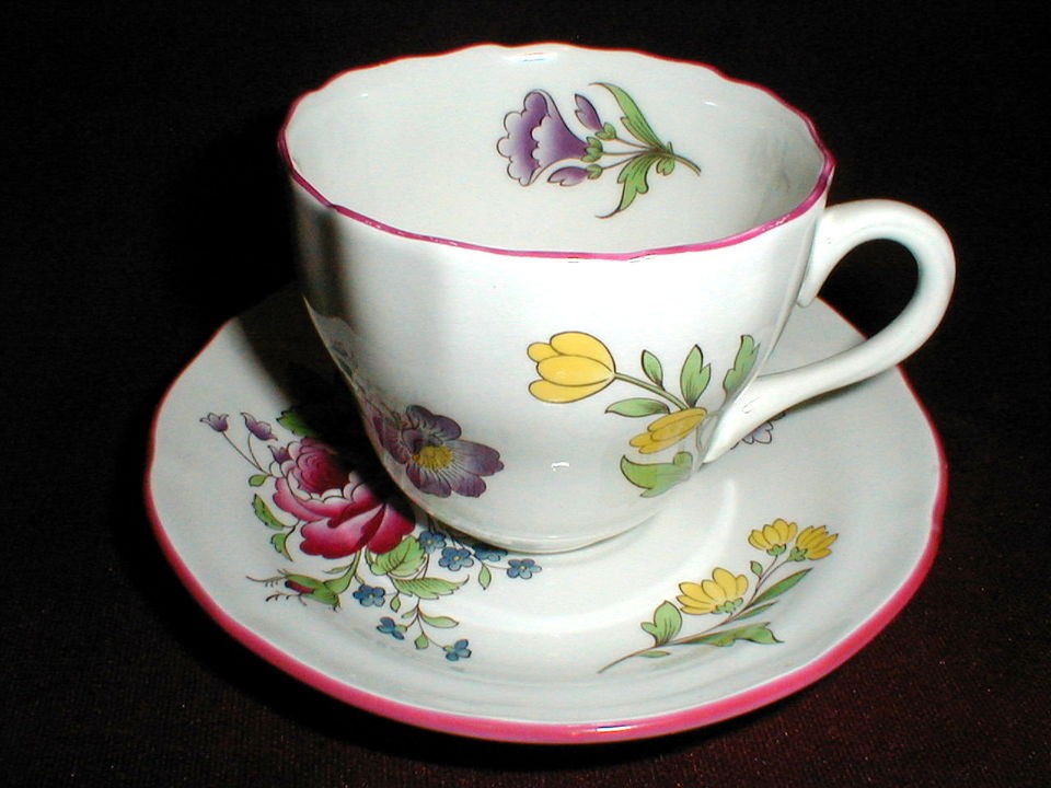 Spode #2/6770 MARLBOROUGH SPRAYS Cup Saucer/s