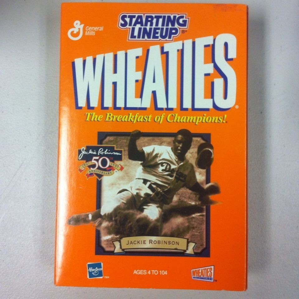 Jackie Robinson Starting Lineup Wheaties Box Limited Edition Figure